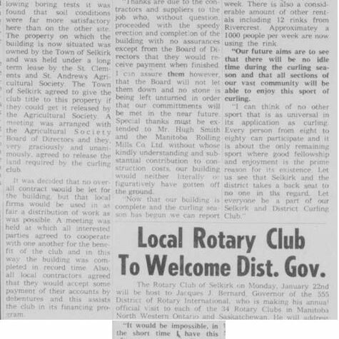 $100,000 Curling Club Opened
