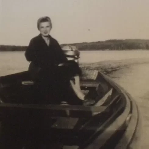 Auntie Dorothy, Unknown Date, Jock Langlois A young woman on a boat