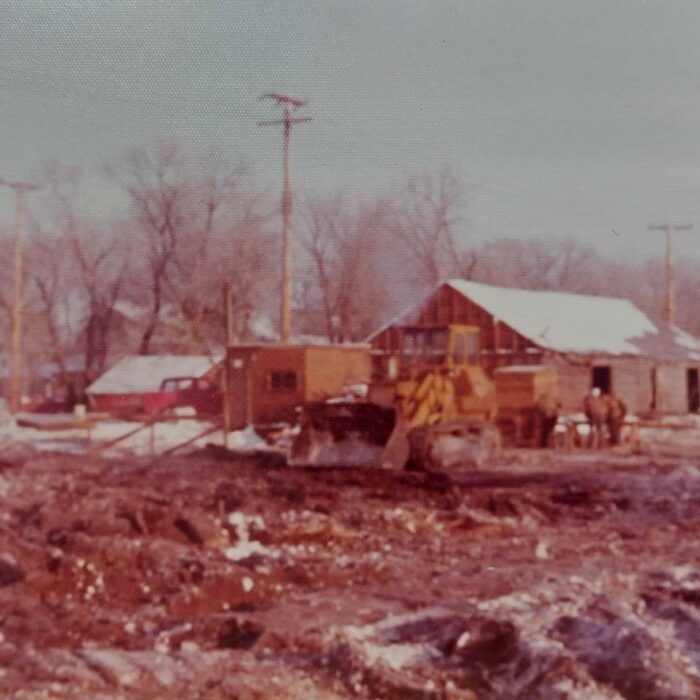 Building the Selkirk Friendship Centre, 1975, Selkirk Friendship Centre Selkirk Friendship Centre being built