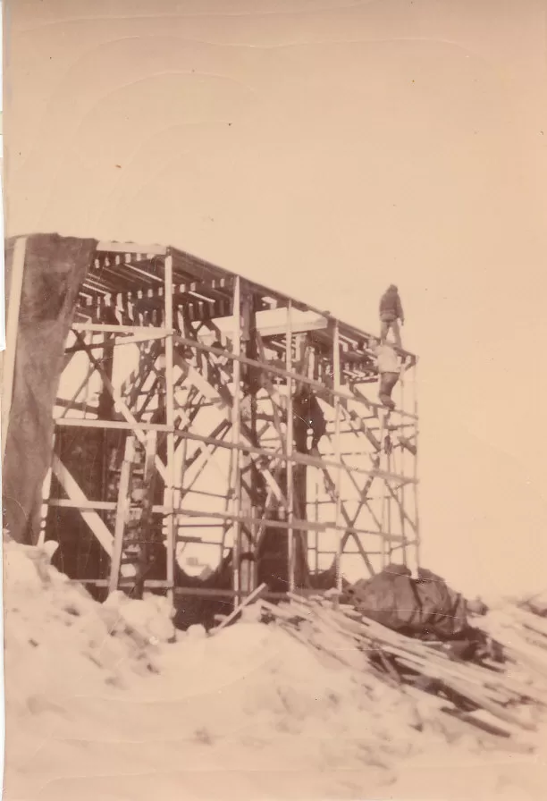 Constructing Selkirk Bridge, c1935, Fraser Stewart