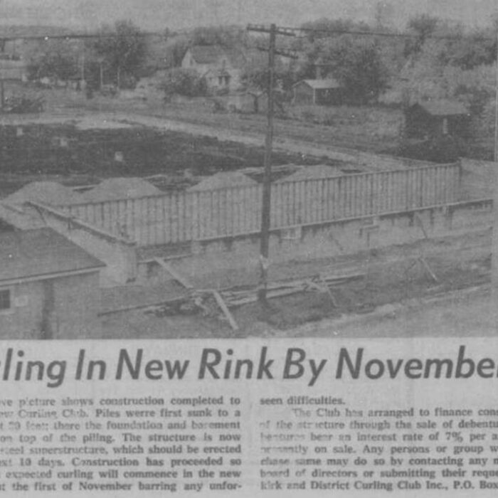 Curling In New Rink By November 1st
