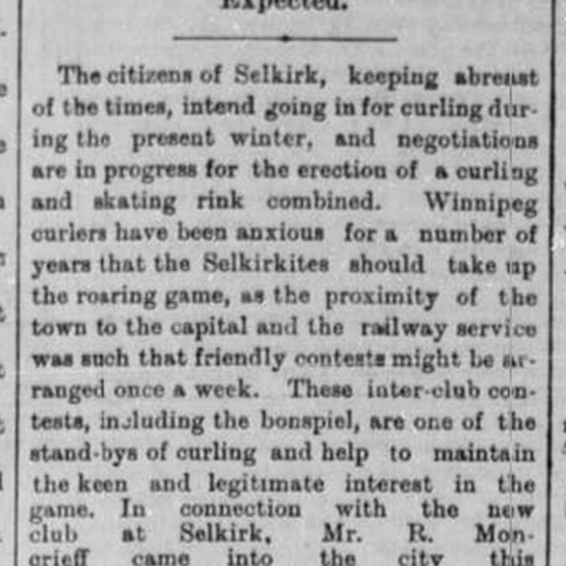 Curling Rink at Selkirk