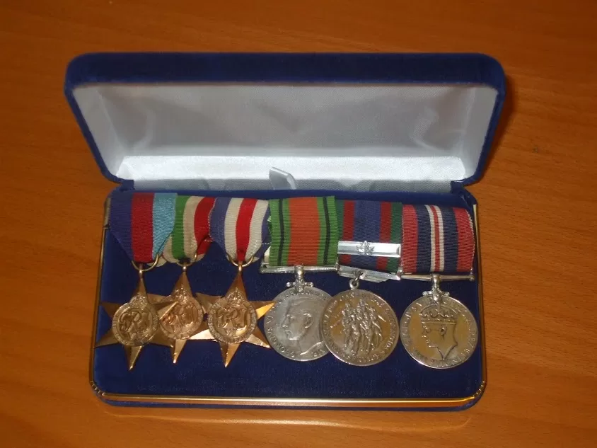 Dad, Jock Langlois War Medals, Jock Langlois
