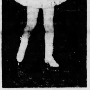 Little Skater, 1949, Winnipeg Tribune Little skater Patricia Walterson at the new arena