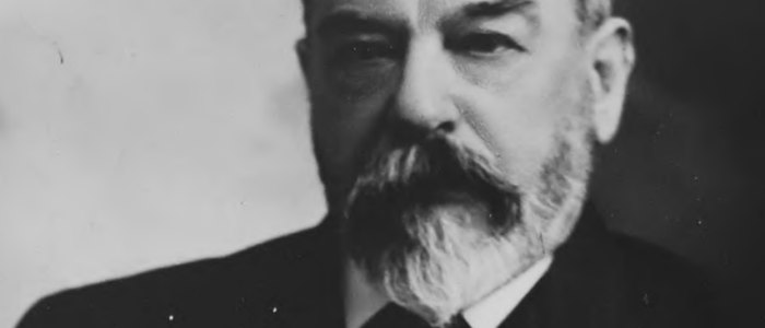 Dr. David Young, 1847-1931, Lower Fort Garry Black and white portrait of Dr. David Young
