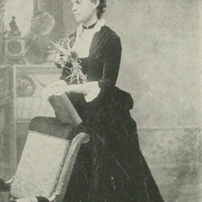 Emma Shaw Colcleugh, Date Unknown, Source Unknown Black and white portrait of Emma Shaw Colcleugh