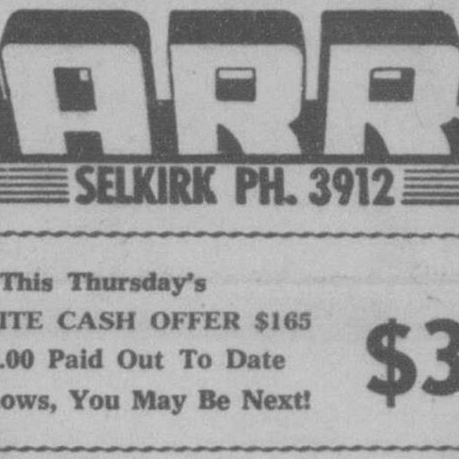 Garry Foto-Nite Cash Offer, April 5 1961, Selkirk Enterprise Newspaper Ad for Foto-Nite