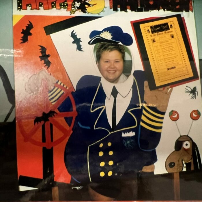Marine Museum Halloween Haunt, October 2001, Selkirk Museum Collection Picture stand at the Marine Museum Halloween Haunt