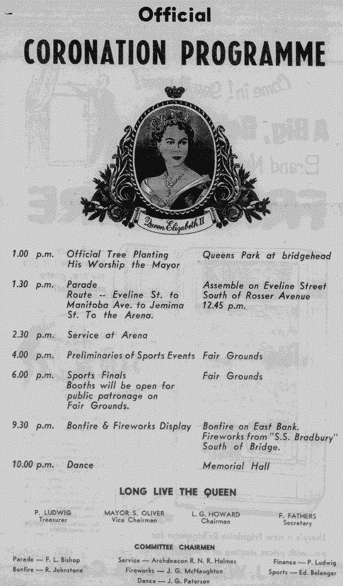 Official Coronation Programme for Queen Elizabeth II.