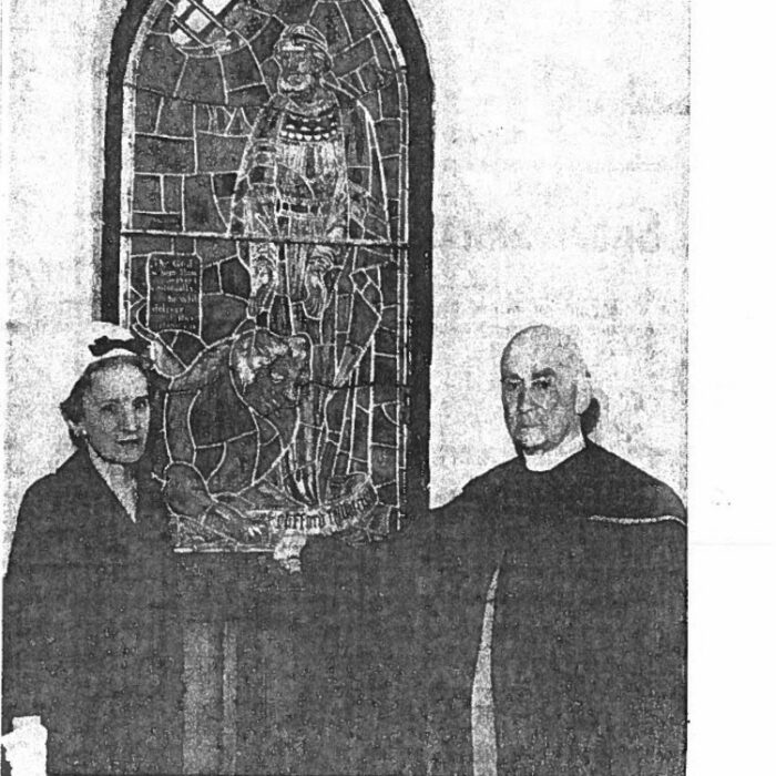 Memorial Windows Dedicated Sunday