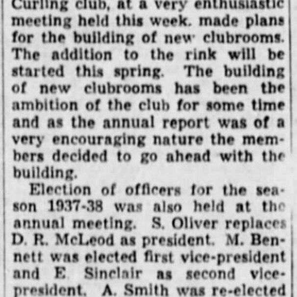 Selkirk Club Makes Plans