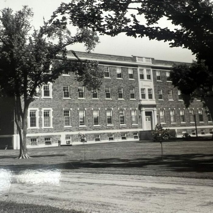 Selkirk Mental Health Centre 92, 1992, Selkirk Museum Collection black and white photo of the Selkirk Mental Health Centre