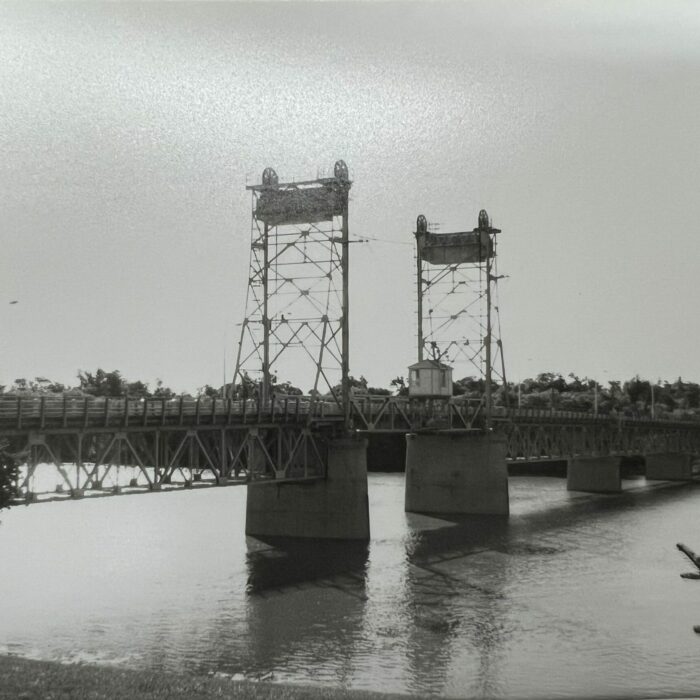 Side view of lift bridge, Date Unknown, Selkirk Museum Collection Side View of Lift Bridge