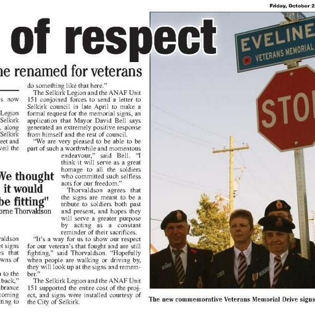 Sign of Respect