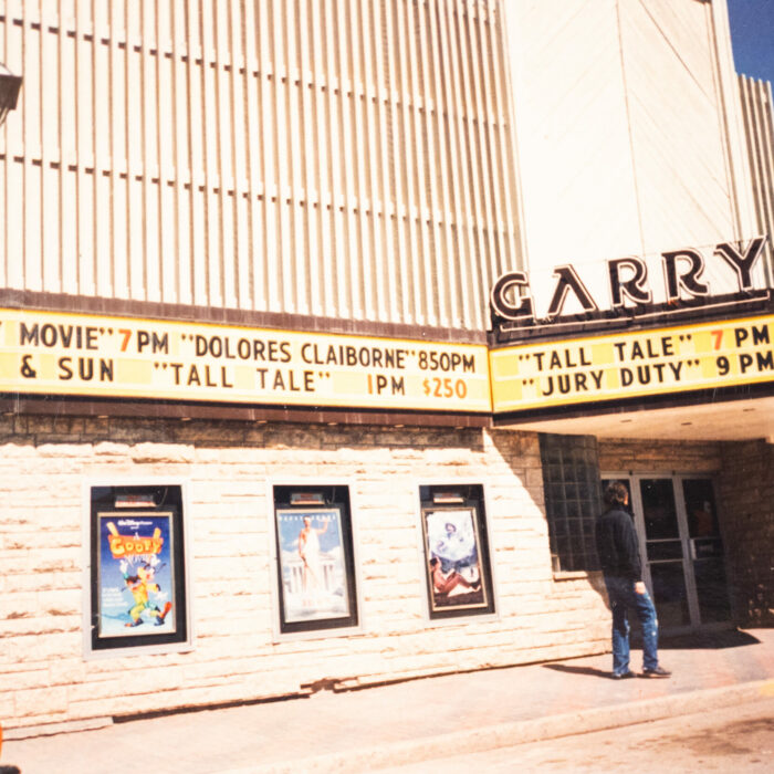 Colour photo of the Garry Theatre exterior