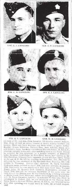 The First Langlois Boys to Enlist, Jock Langlois