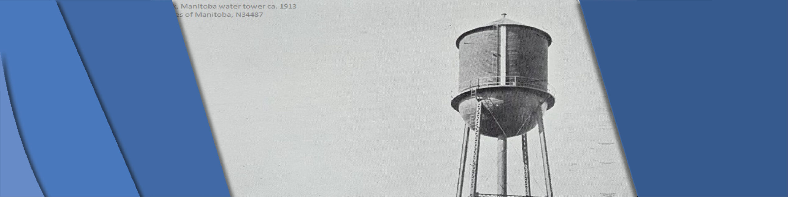 Picture of the original Selkirk water tower from 1913.