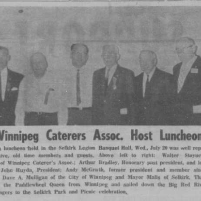 Winnipeg Caterers Association Host Luncheon