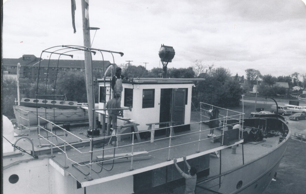 close up of Bradbury top deck, late 1950s, source unknown