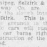 Bridge Over The Slough, 1911, Winnipeg Tribune A small article about more additions coming to Selkirk Park.
