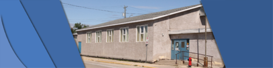 Outside view of memorial hall.
