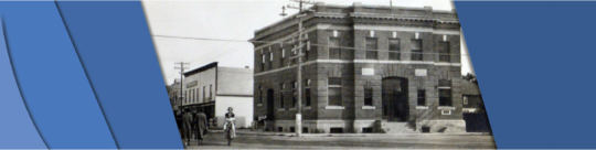 Post Office Banner Photo showing the post office in the 1930s.