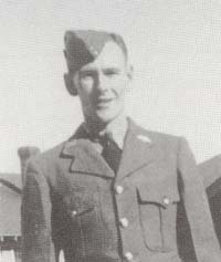 Picture of Stefan Stephanson standing in his military clothing.