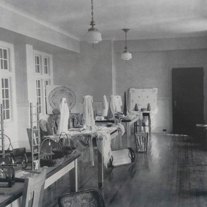 Free Press Evening Bulletin Display at Selkirk Mental Hospital Won Acclaim for the Vocational Training Branch of the Hospital, 1924, Selkirk Mental Health Centre A Display at Selkirk Mental Hospital Won Acclaim for the Vocational Training Branch of the Hospital