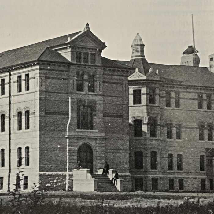 Newly Completed Asylum, 1887, Archives of Manitoba Selkirk Asylum Main Building