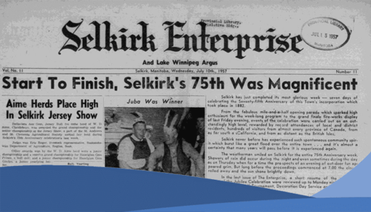 Newspaper front page