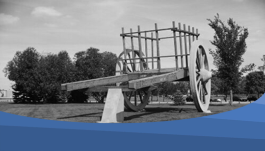 Featured banner picture of the Red River cart