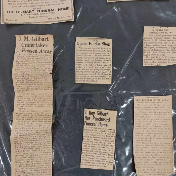 Various Artifacts 2, 2023, Wes Gilbart Various snippets of newspapers