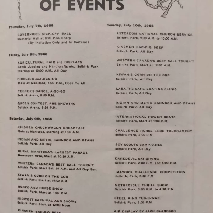 Big Roundup of Events, 1966, Karen Still The account of events in the 1996 fair
