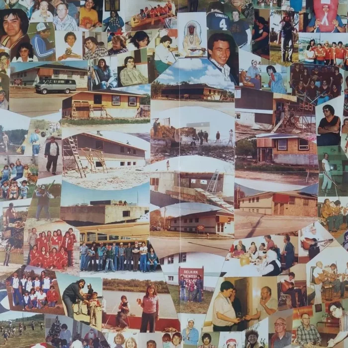 Selkirk Friendship Centre Collage, Date Unknown, Selkirk Friendship Centre Booklet '25 Years of Bringing People Together' Collage of photos in the Selkirk Friendship Centre