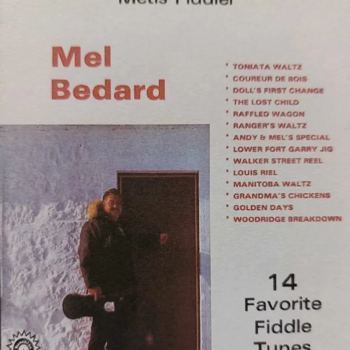 "Métis Fiddler" Mel Bedard LP Album, Date Unknown, Sunshine Records Record of Mel Bedard's Sunshine records album