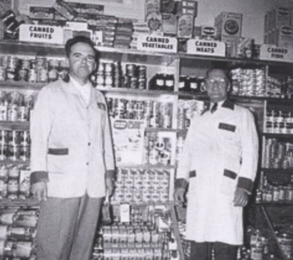 Max and Harry Rifkin in Their Store on Manitoba and Eveline Street, c1935, Max Rifkin, Stories of Selkirk's Pioneers and Their Heritage, Kenneth G. Howard