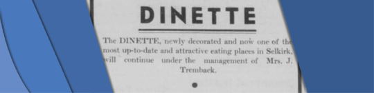 Dinette banner