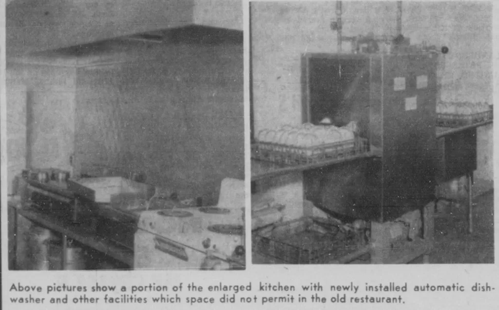 Enlarged Kitchen and Dishwasher, 1960, Selkirk Enterprise