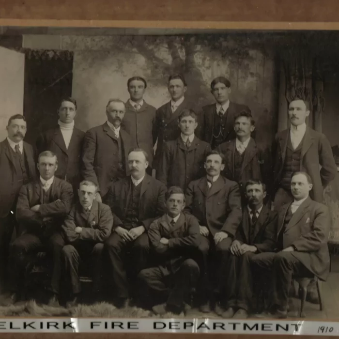 SSelkirk Fire Department, 1910, Selkirk Fire Department The Selkirk fire department crew from 1910