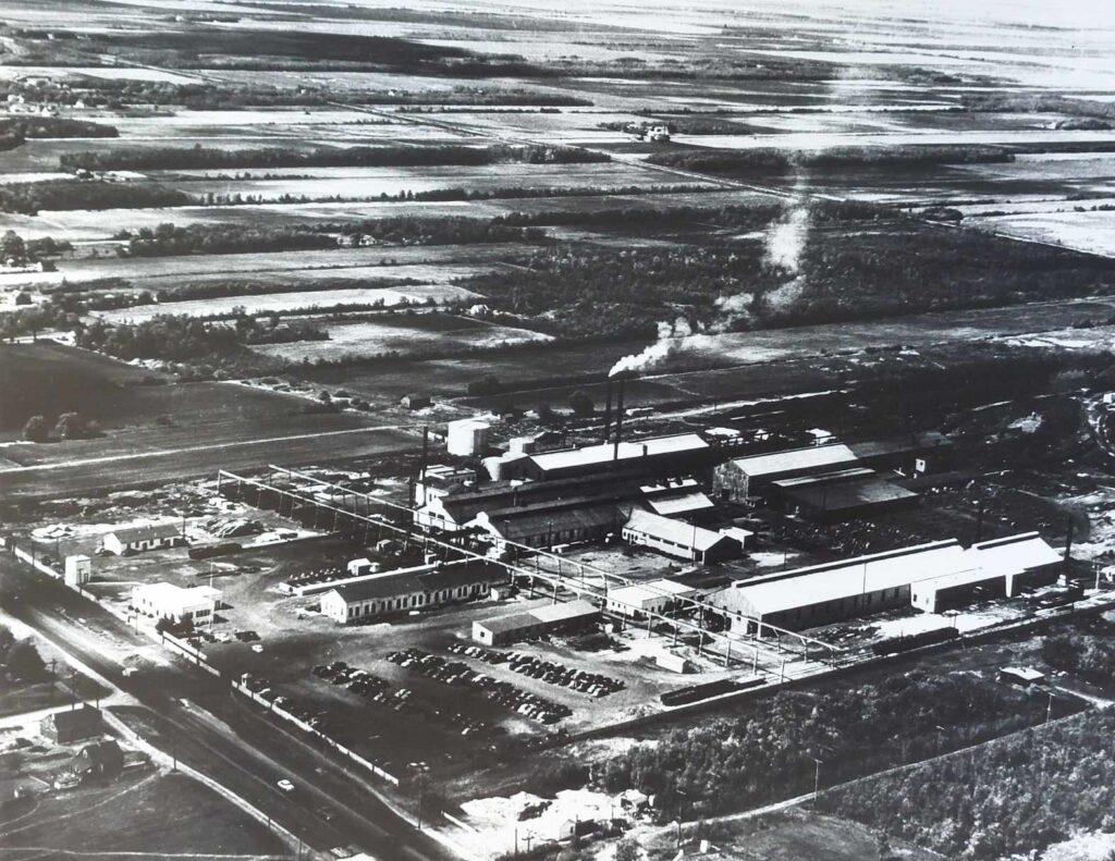 Manitoba Rolling Mill Aerial View 2, 1952, Peter Hall