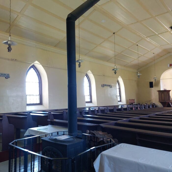 St. Peter's Dynevor Interior, 2022, Selkirk Museum Collection Interior view of the St. Peters Dynevor