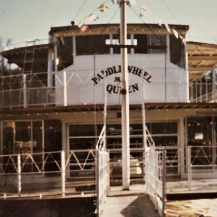 Paddlewheel Queen, c1965, Fraser Stewart Back view of the Paddlewheel Queen in 1965