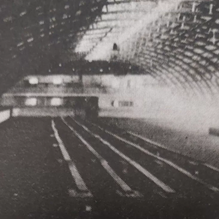 The Selkirk Arena, Date Unknown, Selkirk Enterprise Centennial Edition Black and white grainy photo of the inside of the Selkirk Arena