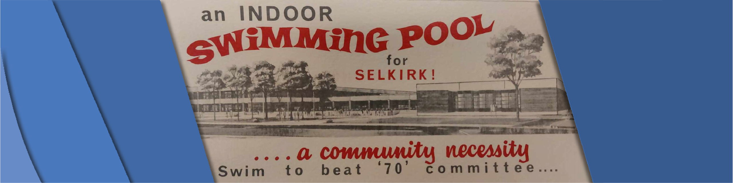 Selkirk Community Pool Banner Selkirk Community Pool Banner