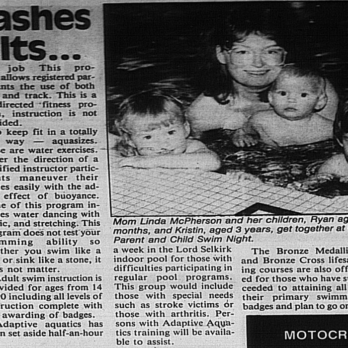 Small Splashes Big Results, 1987, Selkirk Enterprise Small Splashes Big Results