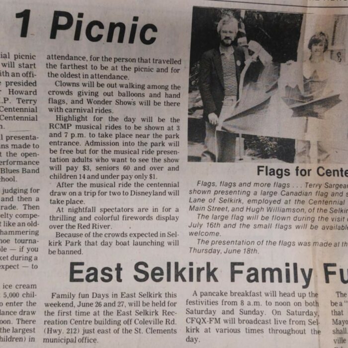 July 1 Picnic, 1982, Selkirk Enterprise July 1 Picnic