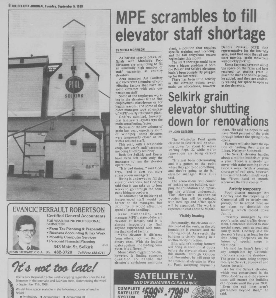 MPE Scrambles to Fill Elevator Staff Shortage