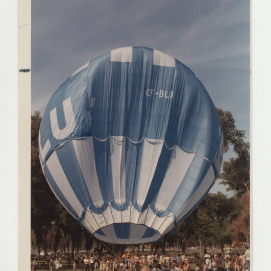 Selkirk Fair Preparing for the Launch of Bleu, 1969, Archives of Manitoba Recreation Selkirk R-S-6c7 Selkirk Fair Preparing for the Launch of Bleu Air Balloon
