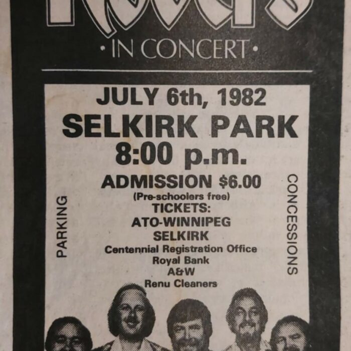 The Rovers Ad, 1982, Selkirk Enterprise The Rovers Ad