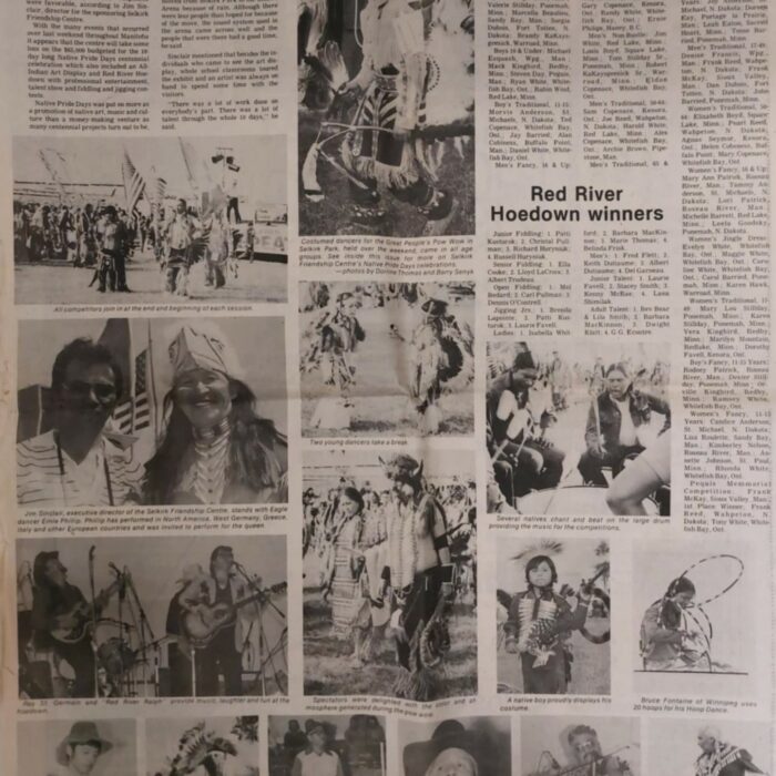 Weather Good for Pow Wow, 1982, Selkirk Enterprise Weather Good for Pow Wow